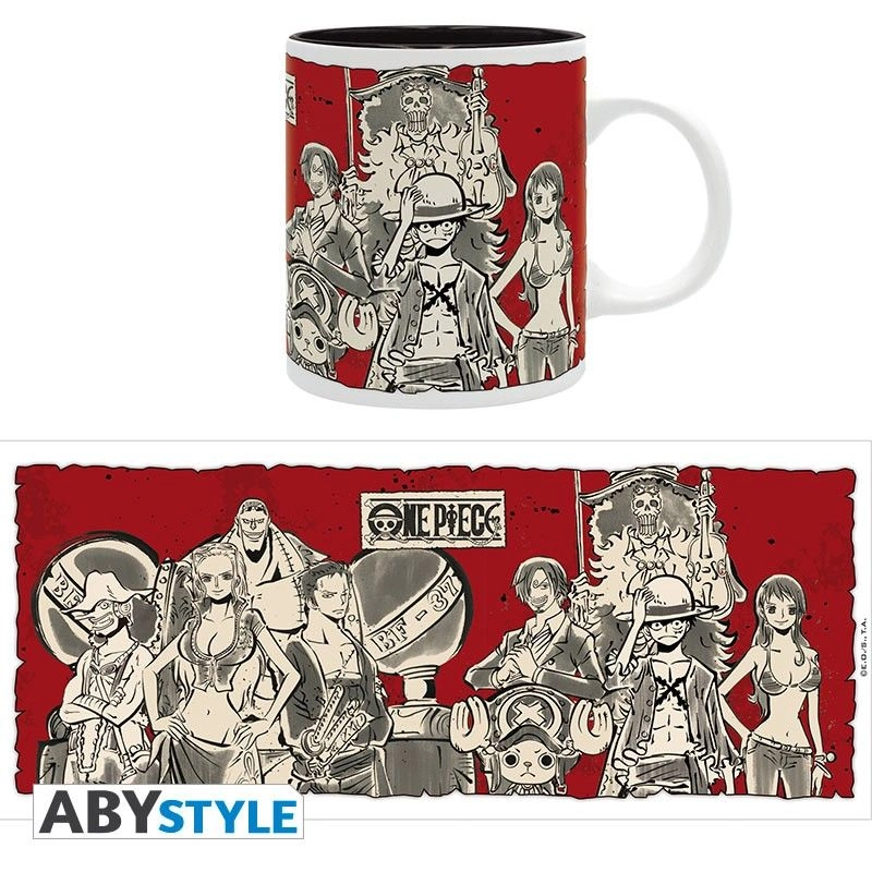 One Piece Luffy'S Crew Subli Mug - Japanese Style - 320 ml