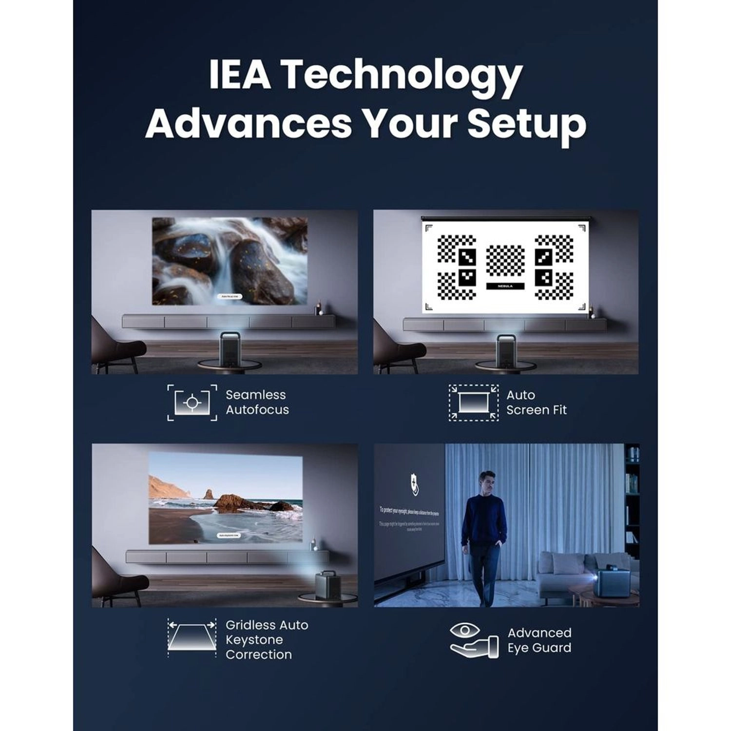 Nebula Cosmos Laser 4K D23502F1 2400 ISO Lumens