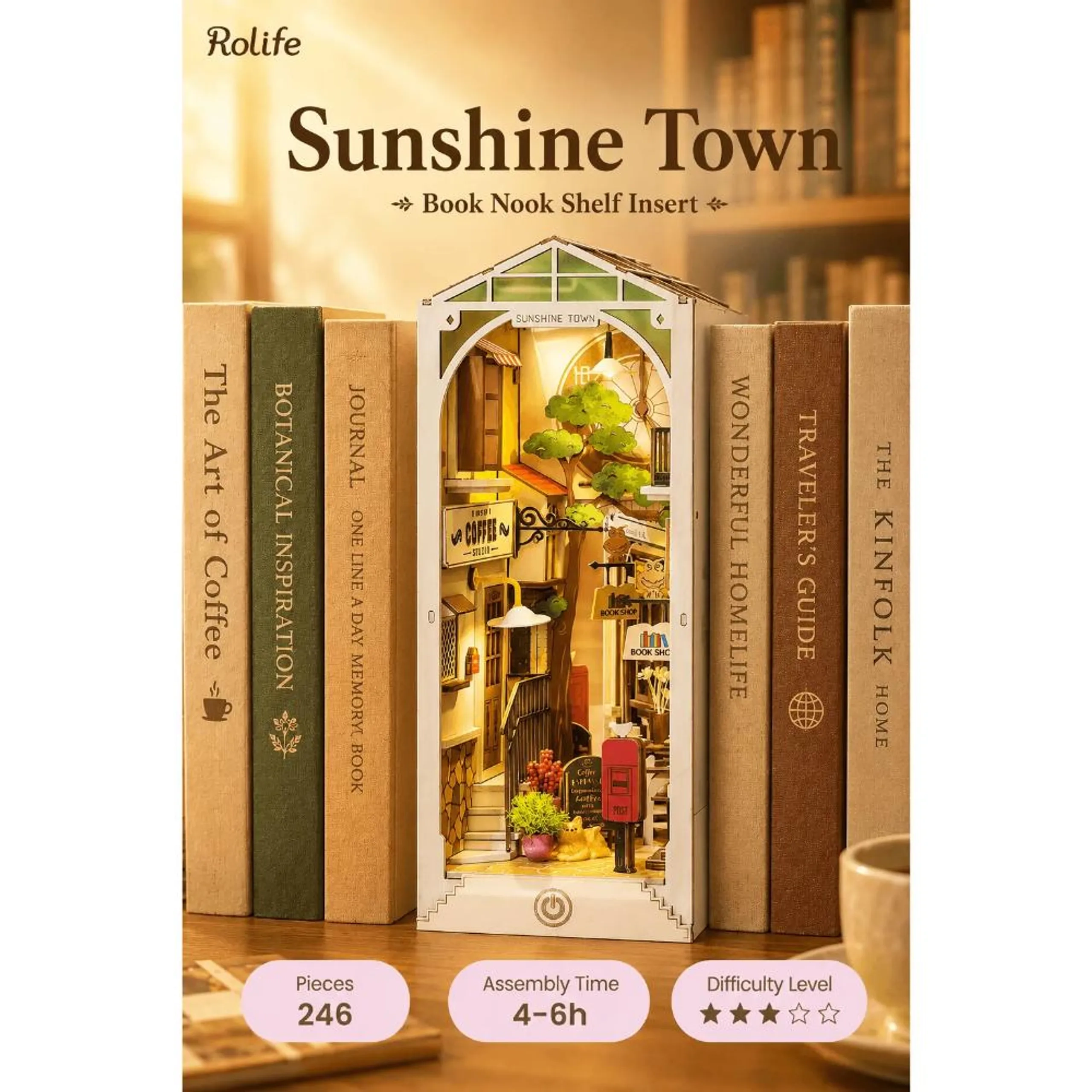 Book Nook Sunshine Town - 246 Pc