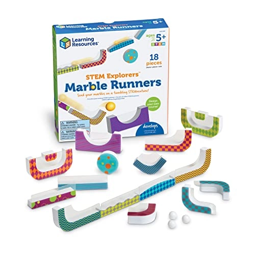 STEM Explorers Marble Runners - 5 years+ 18 pieces