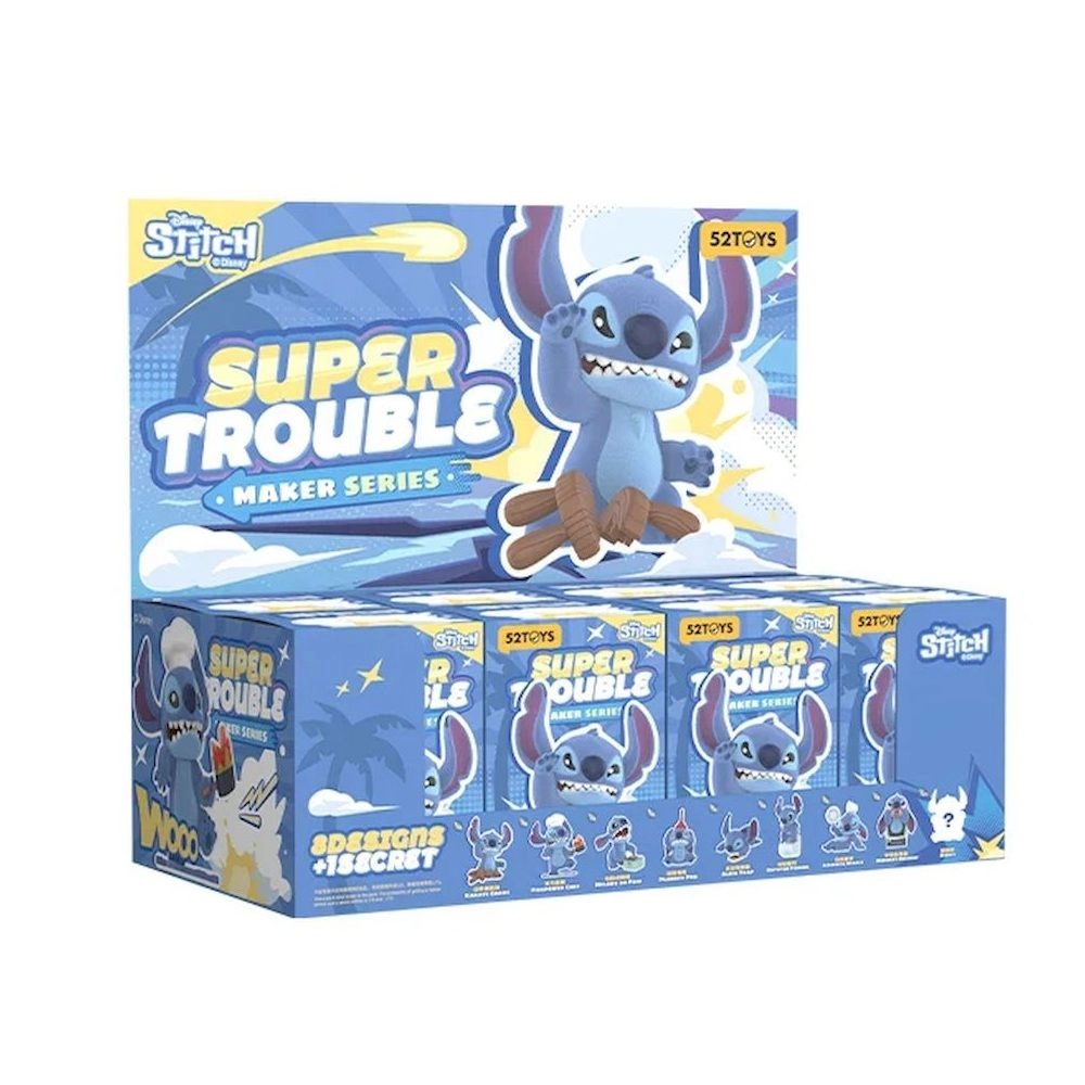 52 TOYS Stitch - Lilo & Stitch Super Trouble Maker Series Blind Box (3000038105)