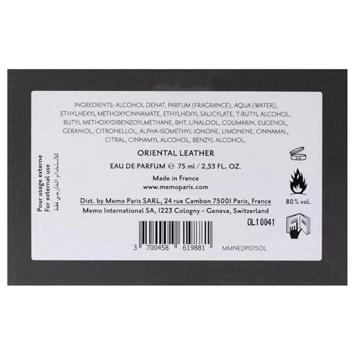 Paris Oriental Leather - Eau de Parfum 75ml