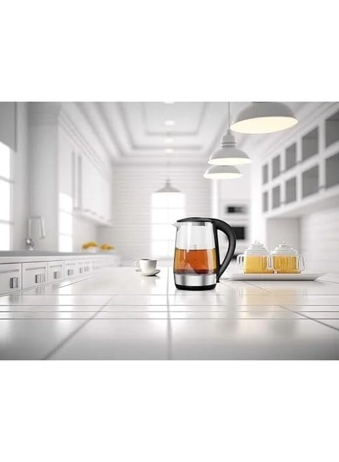 Glass Stainless Steel Electric Kettle