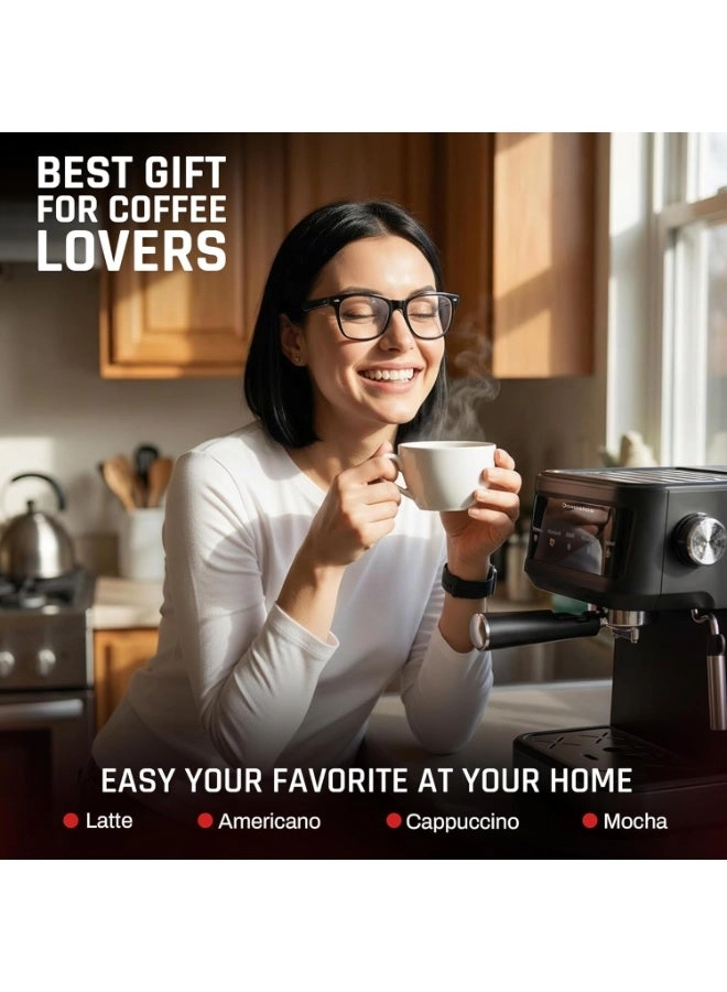 Brewcraft Pro - 20 Bar Smart Touch Milk Frother