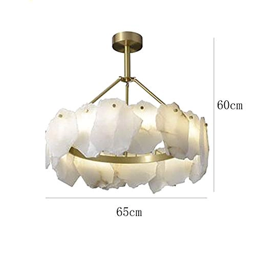 LED Full Copper Marble Chandelier