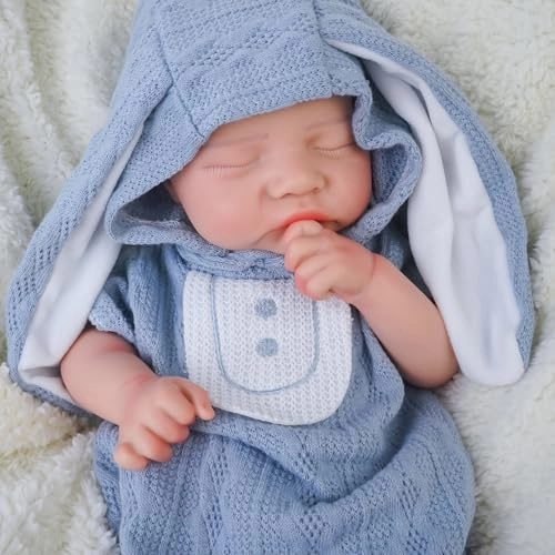 Reborn Baby Doll - 17 Inch Full Silicone Boy Ages 14+