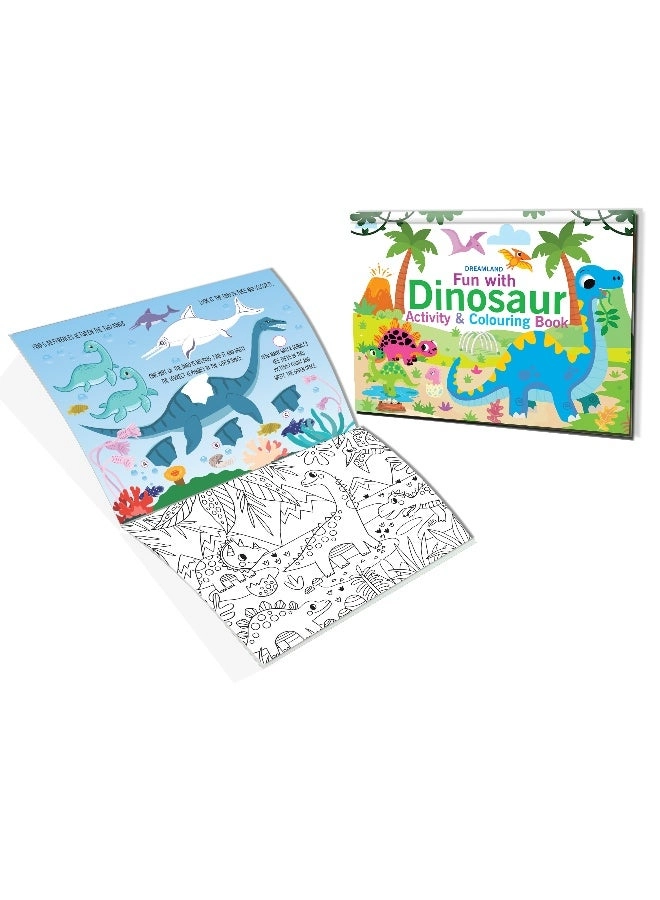 Fun with Dinosaur Activity & Colouring Book