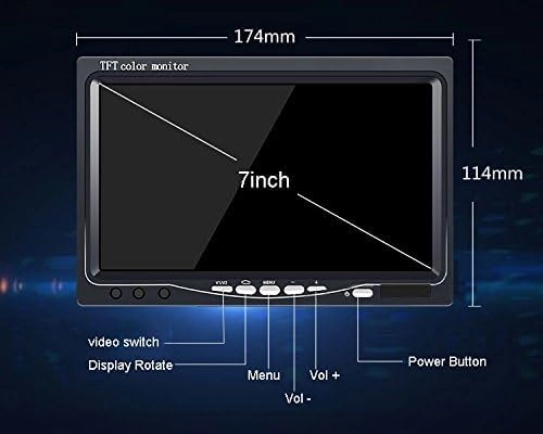 LCD TFT Colour Display Monitor + Car Camera - Night vision 1280 x 720