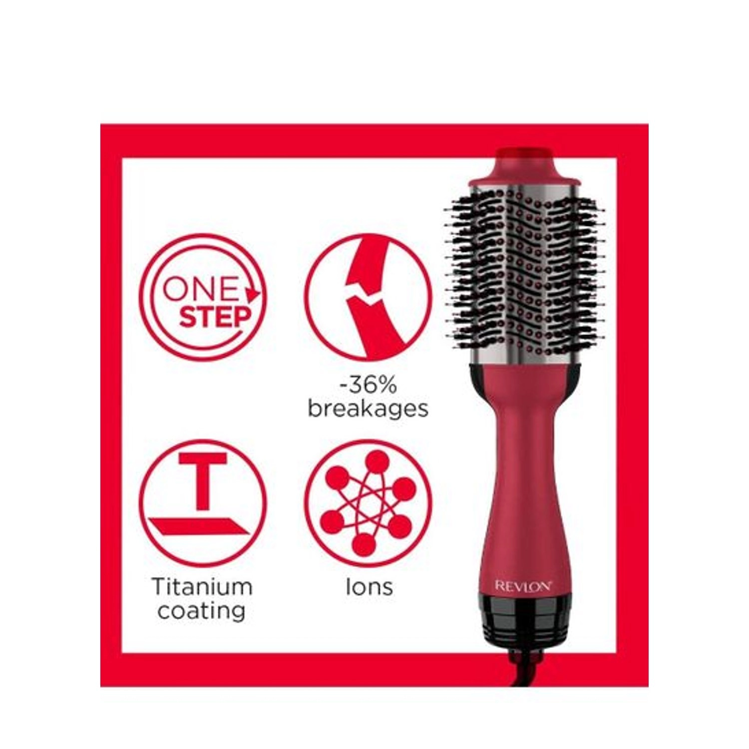 RVDR5279UKE - Salon One-step Hair Dryer And Volumizer Titanium Coating