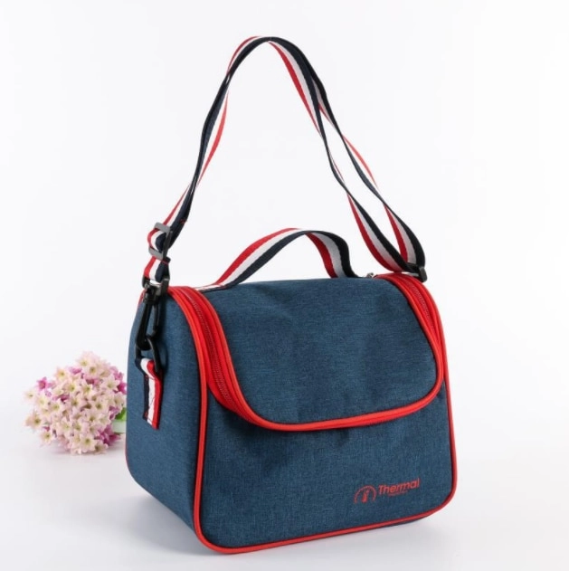 BLOOMING TIME Thermal Ice Cooler Lunch Bag