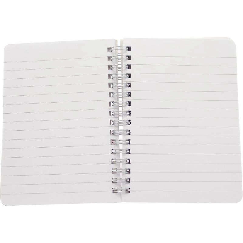 Notebook 19 X 26 cm Spiral - Grid 100 Sheets