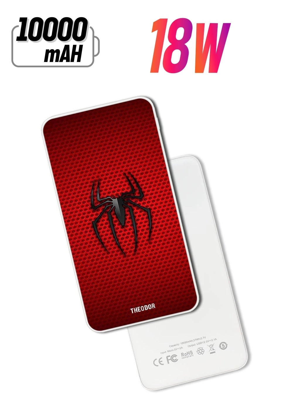 Theodor EX_PPBA507 - 10000 mAh 18 W Fast-Charging