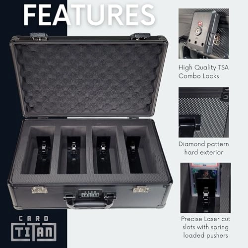 Vault Trading Card Storage Box - Lockable 4 Row
