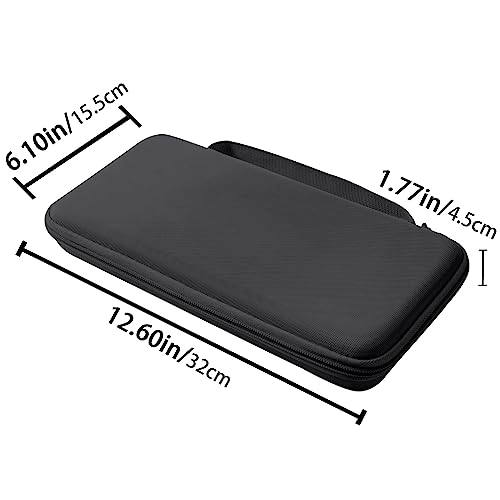 Hard Carrying Case Compatible with Logitech MX Keys Mini - White