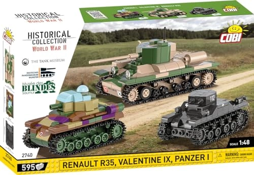 Renault R35 + Valentine IX + Panzer I - 595 pcs