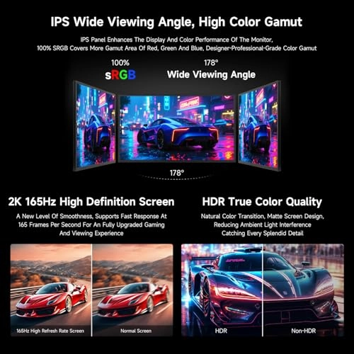 DHX-24.5inch-2K-Portable-Monitor-EU - 24.5 Inches 2560 x 1440 QHD