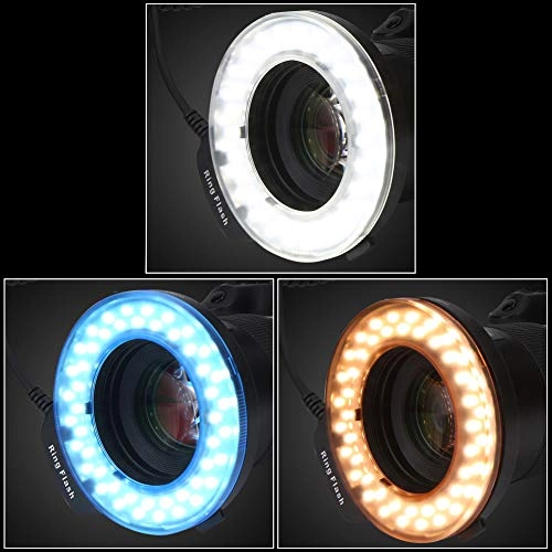 LED Ring Fill Light - 40.5mm 52mm 55mm 58mm 62mm 67mm 72mm 77mm