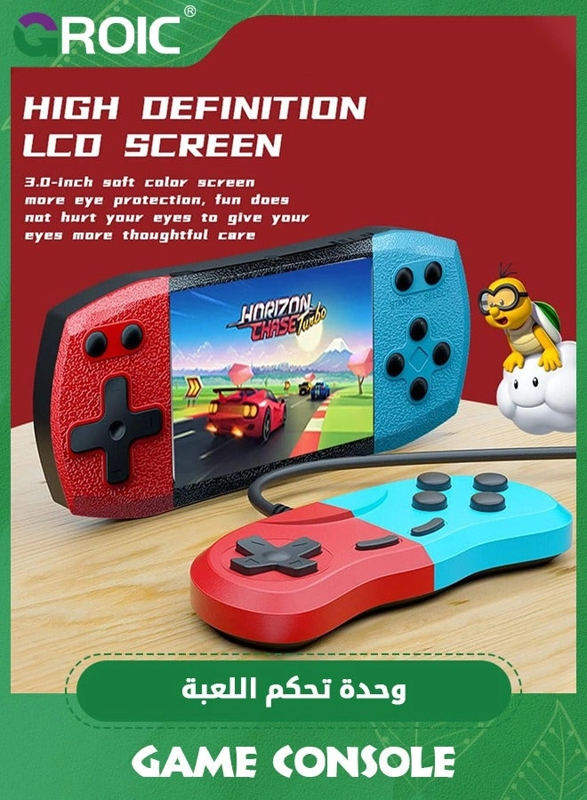 Retro Handheld Video Game Console - 620 Classic Games 3 Inch LCD Micro USB Rechargeable