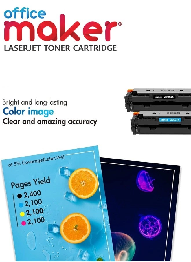 415A - Black Cyan Magenta Yellow Combo Pack