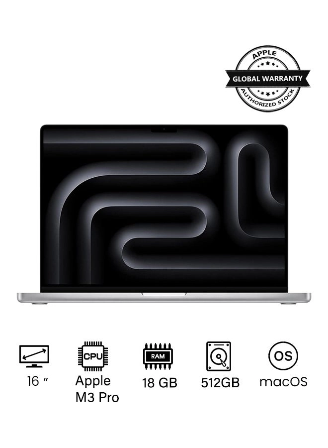 Apple MacBook Pro - 16'' 512GB 18GB M3 Pro chip with 12‑core CPU