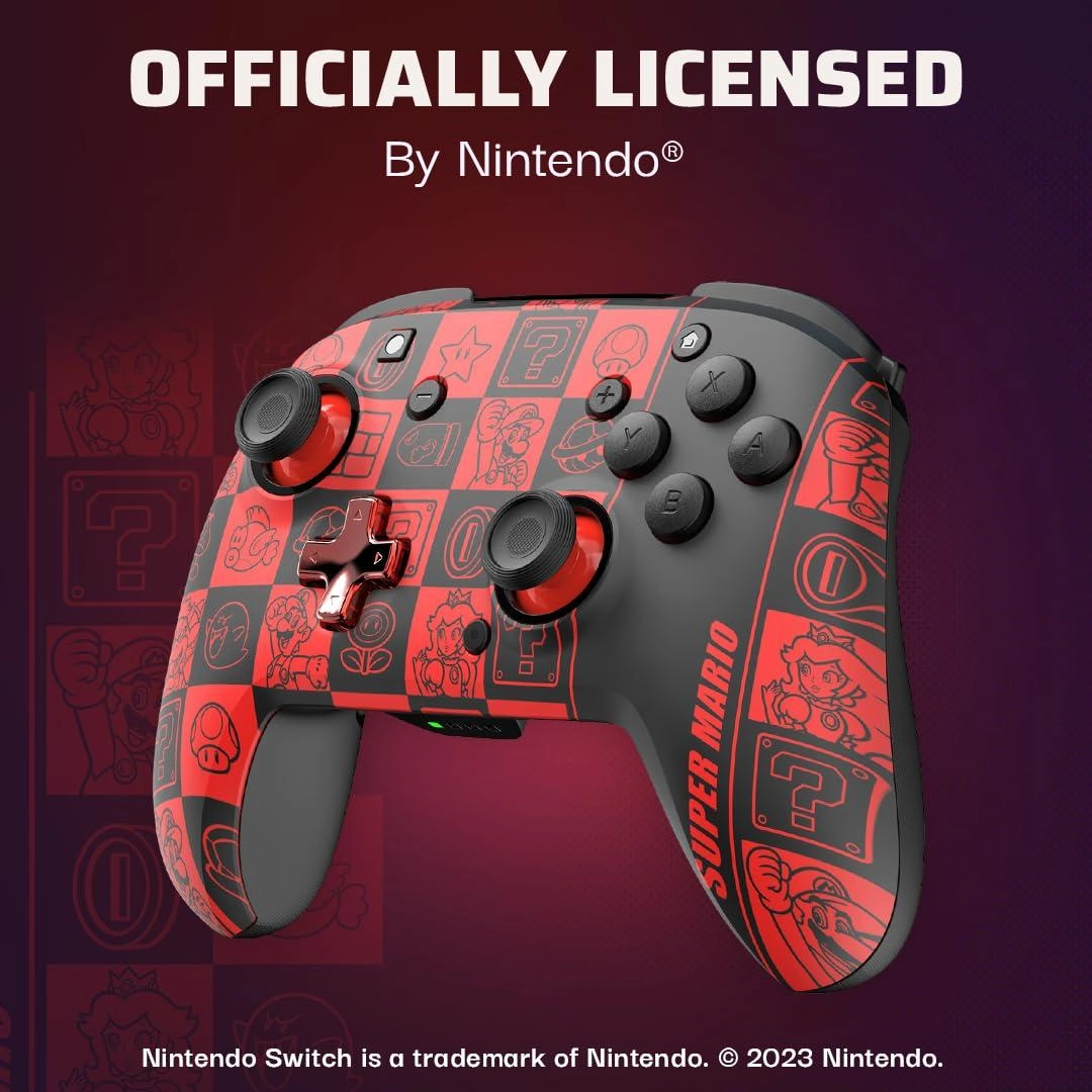 Nintendo Switch Rematch Glow Enhanced Wireless Pro Controller