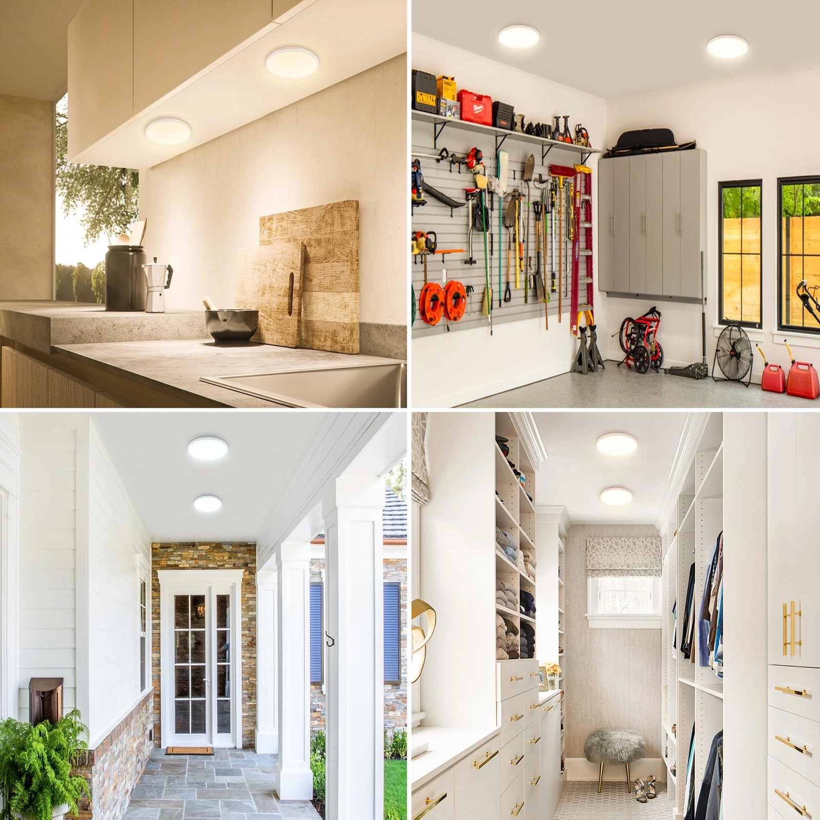 led ceiling light - 3000K/4000K/6500K Pack