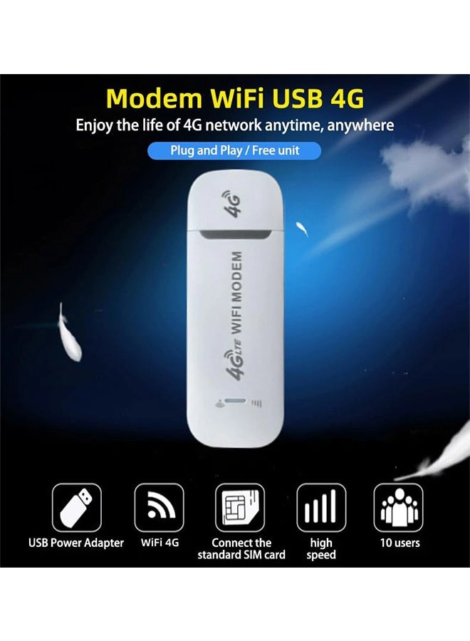 4G LTE USB Dongle - 4G(B1/B3/B5)/3G(B1) 150 Mbps