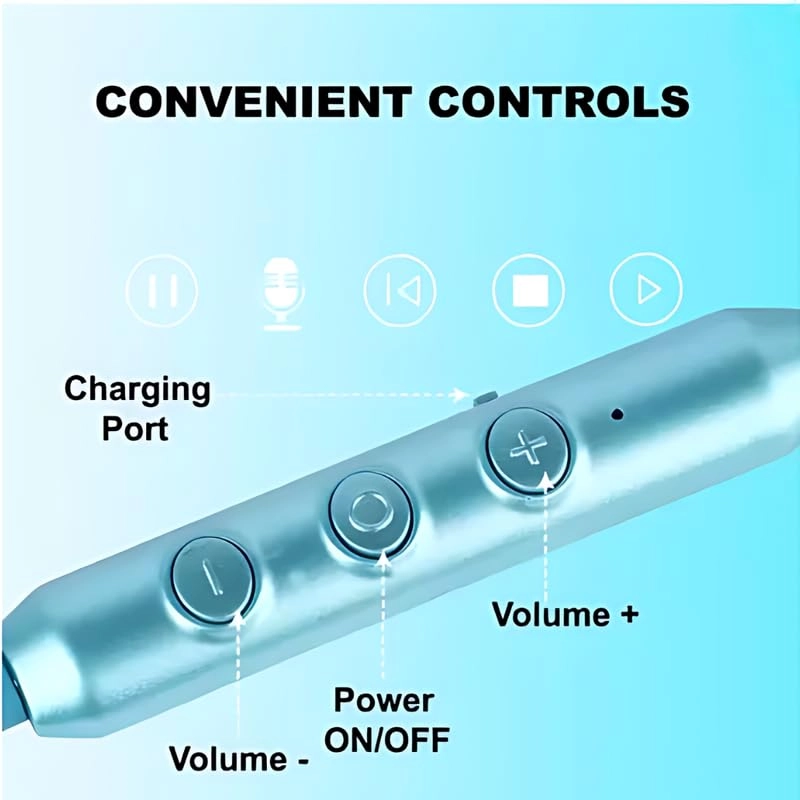 Supreme Bluetooth Neckband Wireless Headphone