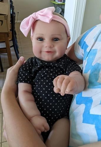 Maddie Reborn Baby Doll - 20 inch 50cm Hand-Drawing Hair Handmade