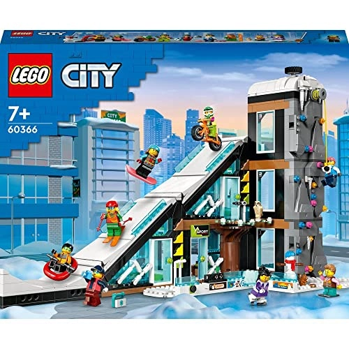 City Ski and Climbing Centre (60366) - 3-Level Modular Building 8 Minifigures