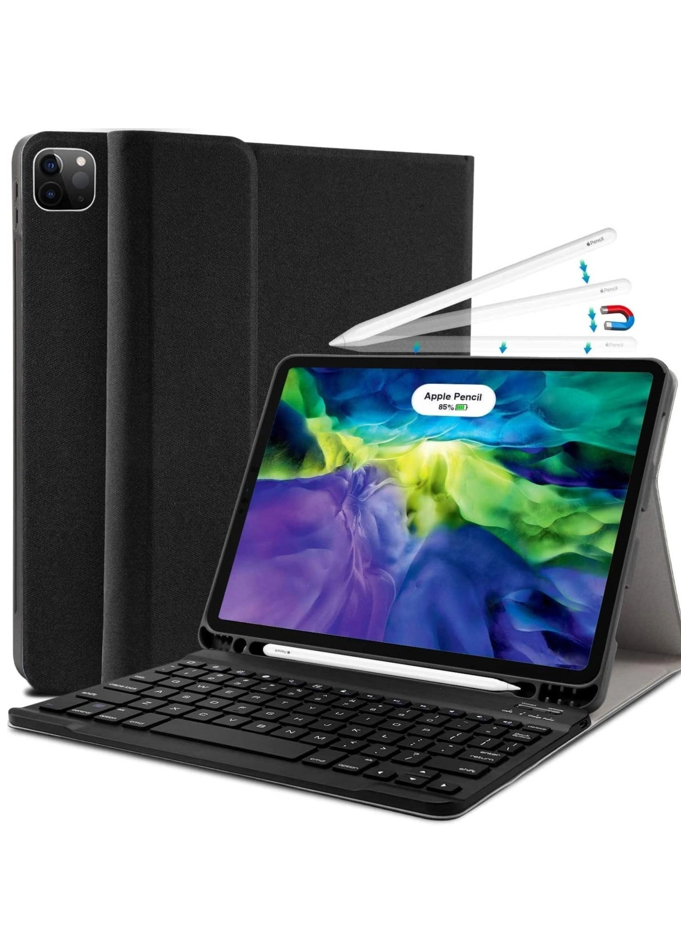 Keyboard Case with Pencil Holder for iPad Pro 11-inch (2020)