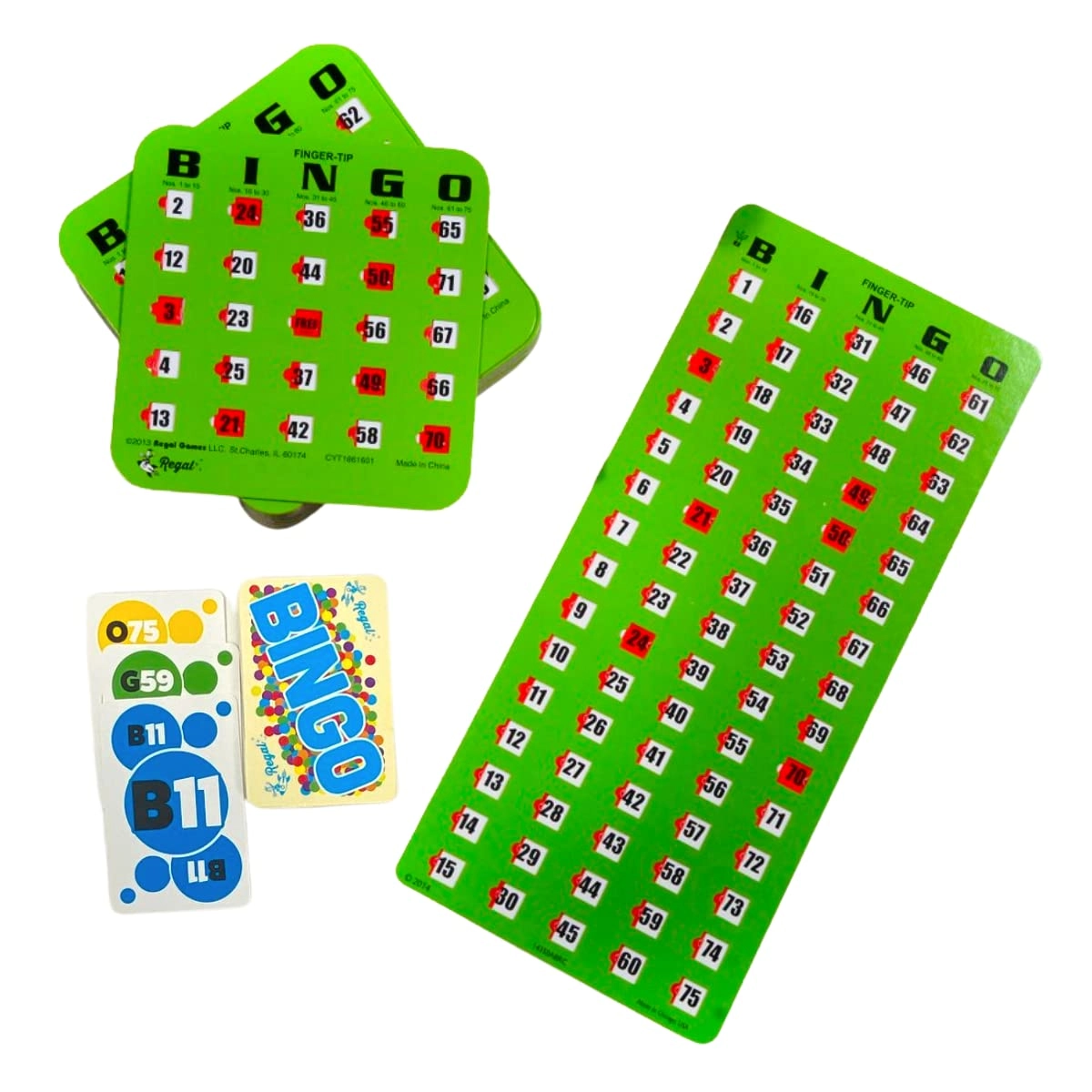 Bulk Bingo Cards - Sliding Windows Reusable Large Print