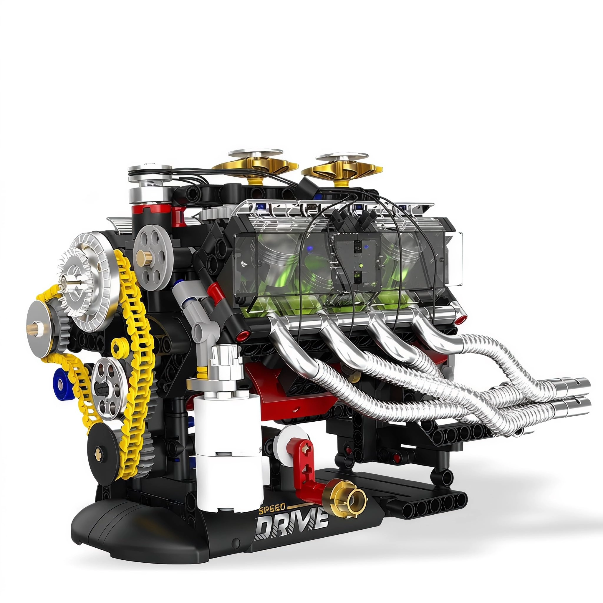Hangzhou Quwantianxia E-Commerce Co., Ltd. V8 Engine Model Kit (K96258) - Engine, STEM Education