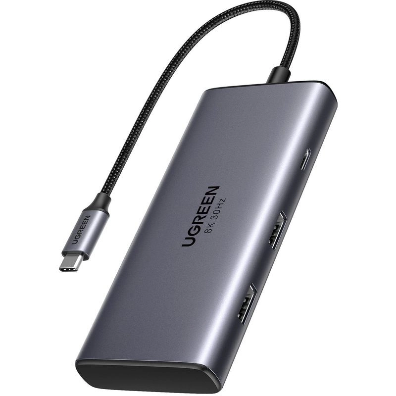 UNO 6-In-1 USB-C HUB - 2xUSB-A3.2 2xUSB-C3.2 100W PD