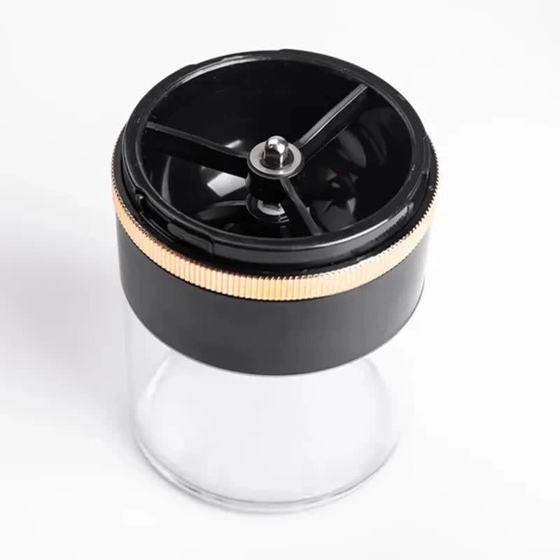 Electric Coffee Grinder - Wireless Rechargeable Automatic Black
