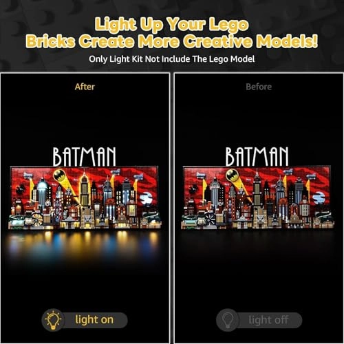 LED Lighting Set for LEGO 76271 DC Batman