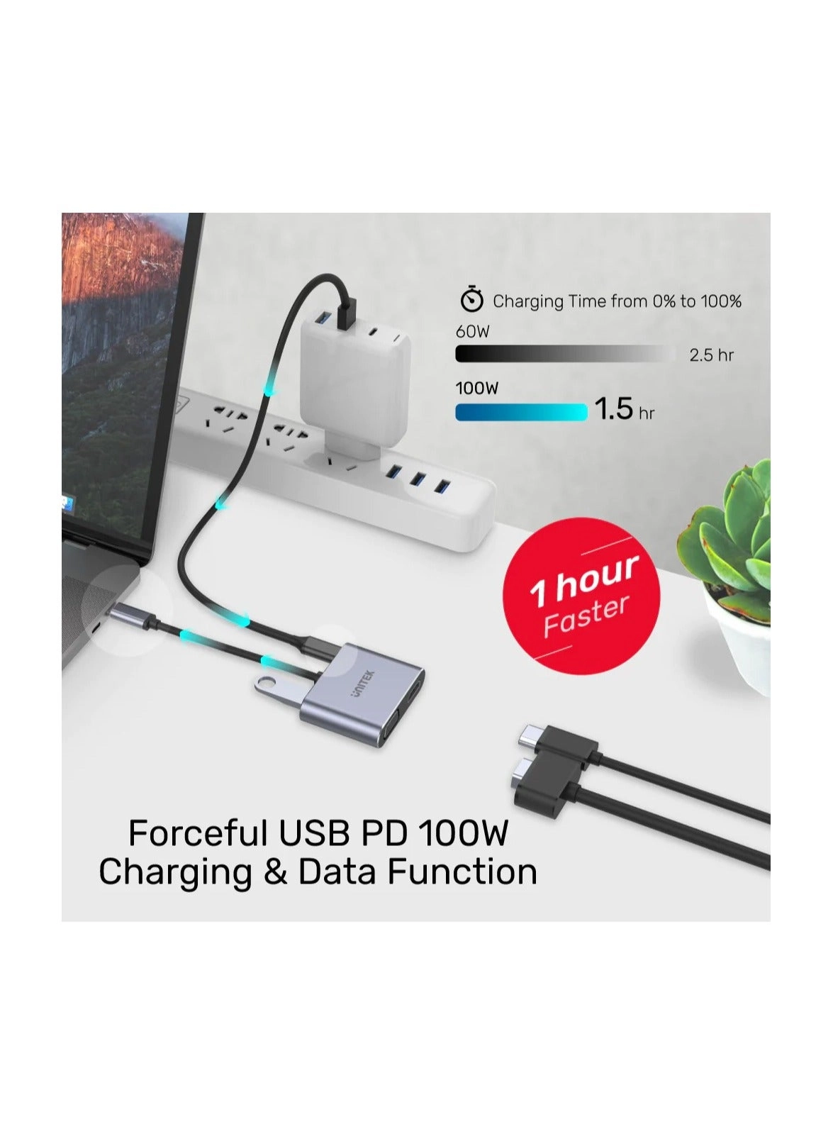 TYPE-C HUB D1049A - USB Type C