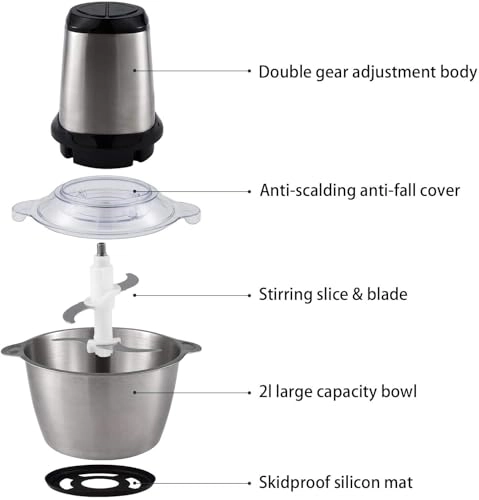 Electric Meat Grinder - 2L Electric