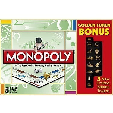 Hasbro Monopoly: Golden Token Bonus Edition