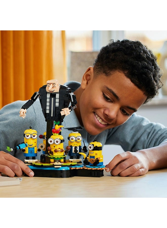 Despicable Me 4 Brick-Built Gru and Minions