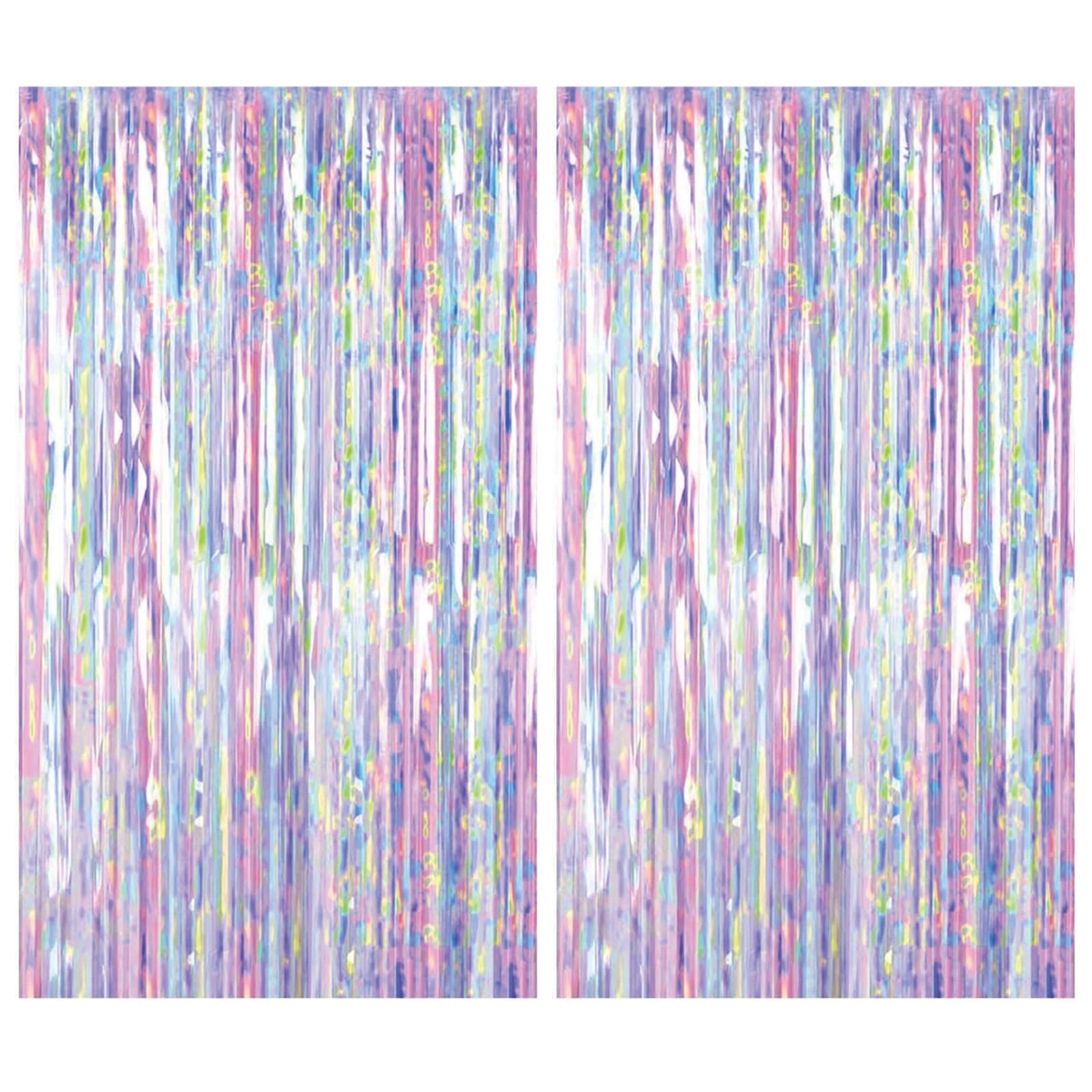Gold Foil Curtain Backdrop - 2 sets birthday