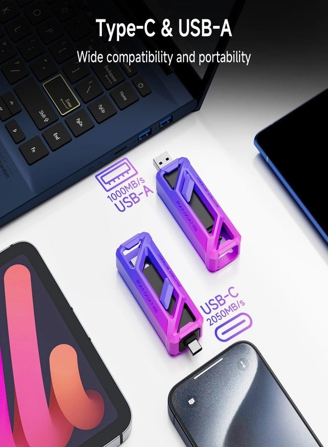 FF958 - USB 3.2 Gen22 USB A+C 256GB