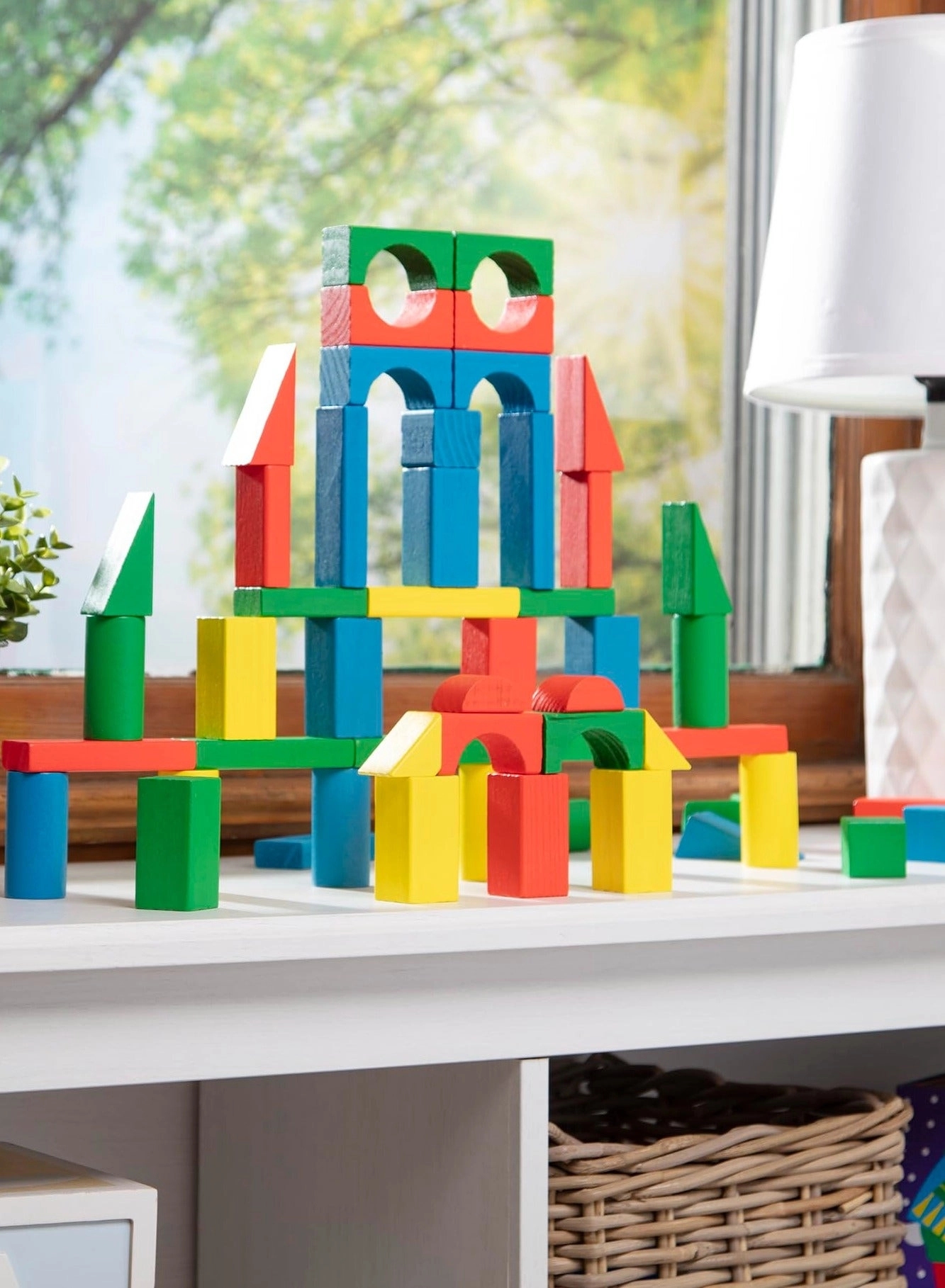 Wood Blocks Set - 1+ Years 100 pieces