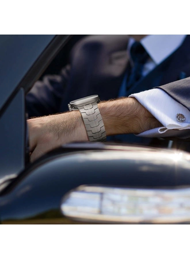 Metal Link Band 49mm Stainless Steel