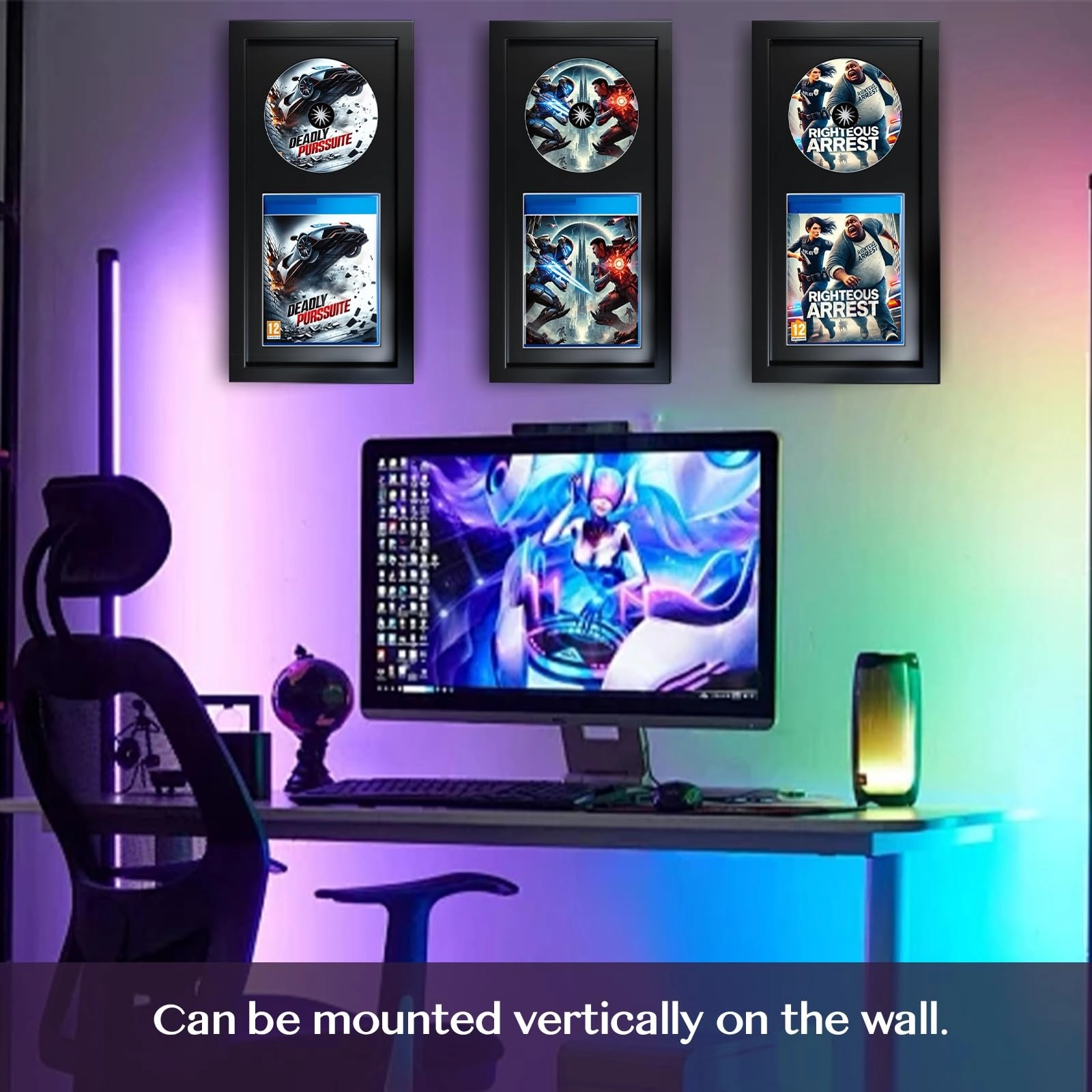 Video Game Display Frame - PS5 PS4 PS3