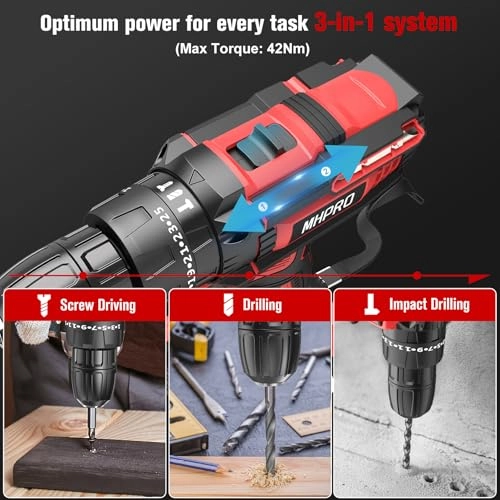 Cordless Drill - 2000mAh