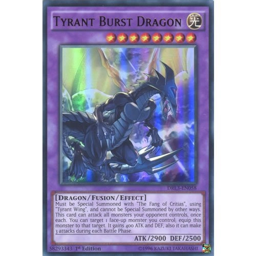 Konami Yu-Gi-Oh! Tyrant Burst Dragon DRL3-EN058