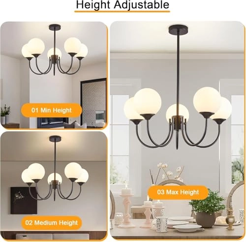 Sputnik Chandelier - Not dimmable