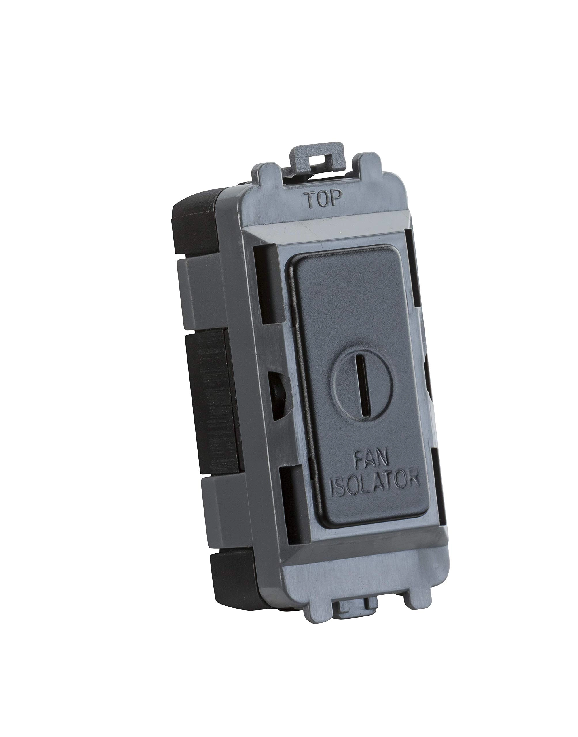 Knightsbridge Fan Isolator Key Switch Module - 10A 1-Way Switch