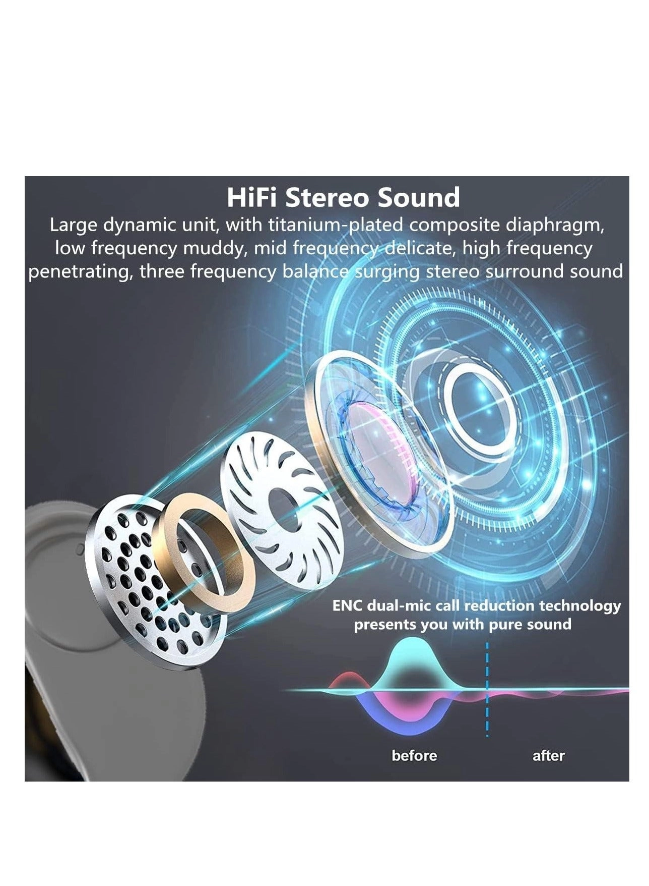 Open Ear Clip Headphones Wireless Headphone